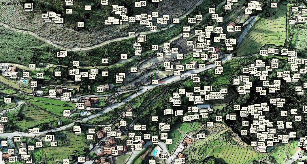 topografia obtenida con dron RTK
